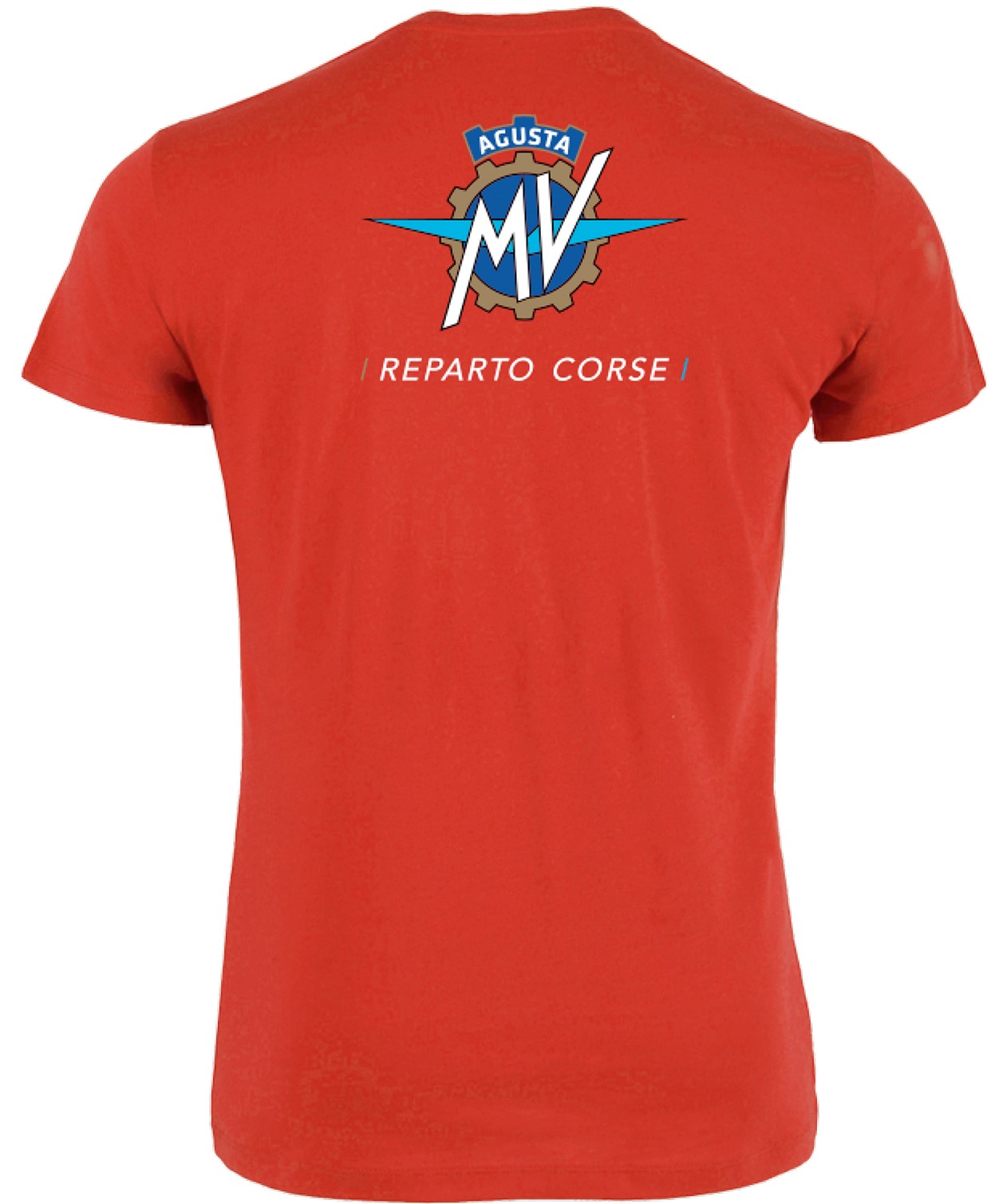 Camiseta MV AGUSTA roja lisa