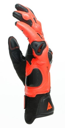 Guantes DAINESE CARBON 3 cortos black/fluo-red