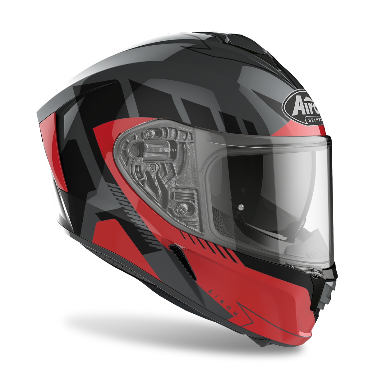 CASCO AIROH SPARK RISE RED GLOSS