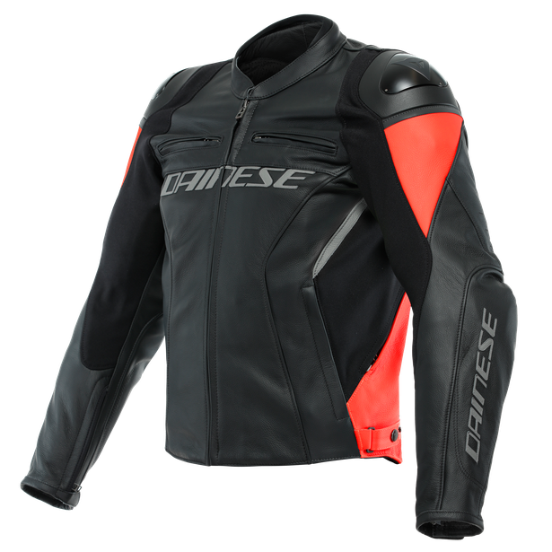 CHAQUETA DAINESE RACING 4 black/fluo red