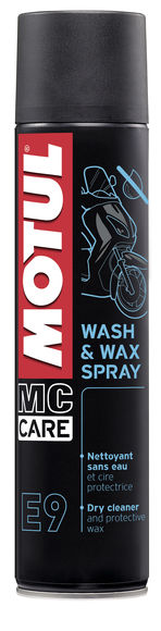 MOTUL E9 WASH &amp; WAX SPRAY 400 ml.