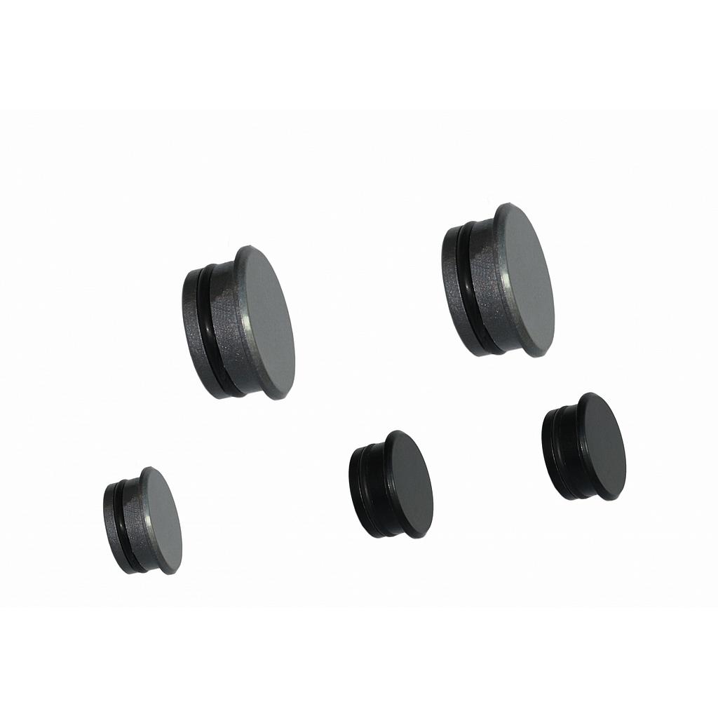 SET 5 TAPONES CHASIS R1200/1250GS-ADV. LC ANTHRACITE/BLACK