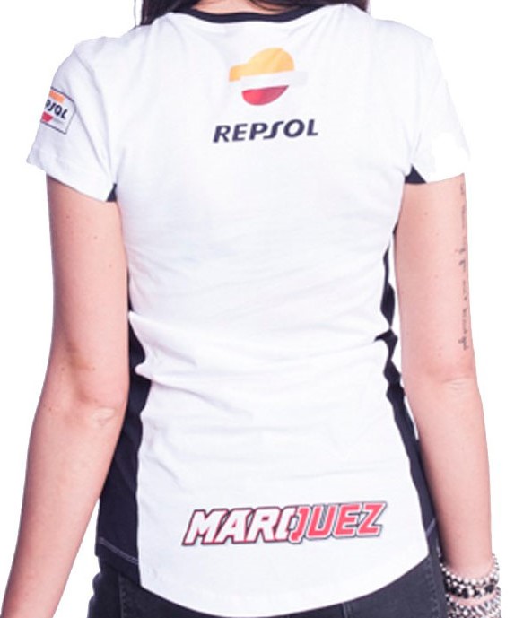 Camiseta Marquez Repsol mujer bl.