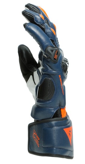 Guantes DAINESE CARBON 3 largos black-iris/flame-orange/fluo-red