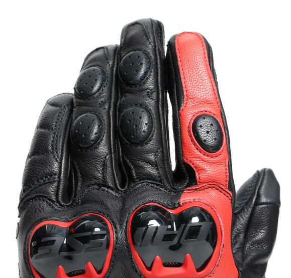 Guantes DAINESE IMPETO black/lava-red