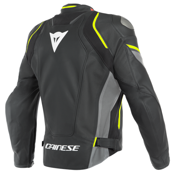 Chaqueta DAINESE D-AIR Racing 3  Perf. black-matt/charcoal-grey/fluo-yellow