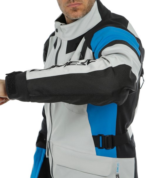 Chaqueta DAINESE D-DRY TONALE glacier-gray/performance-blue/black