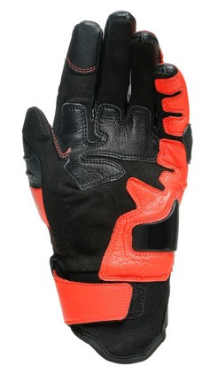 Guantes DAINESE CARBON 3 cortos black/fluo-red