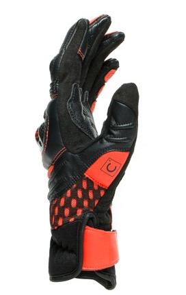 Guantes DAINESE CARBON 3 cortos black/fluo-red