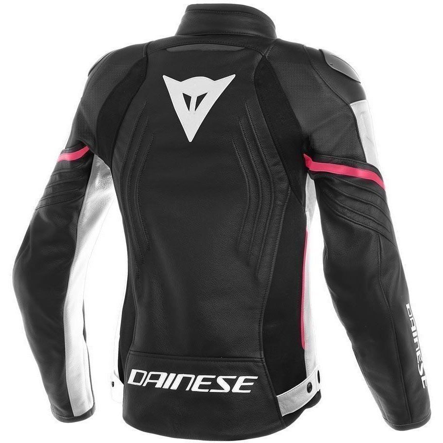 Chaqueta DAINESE RACING 3 lady black/white/fuxia