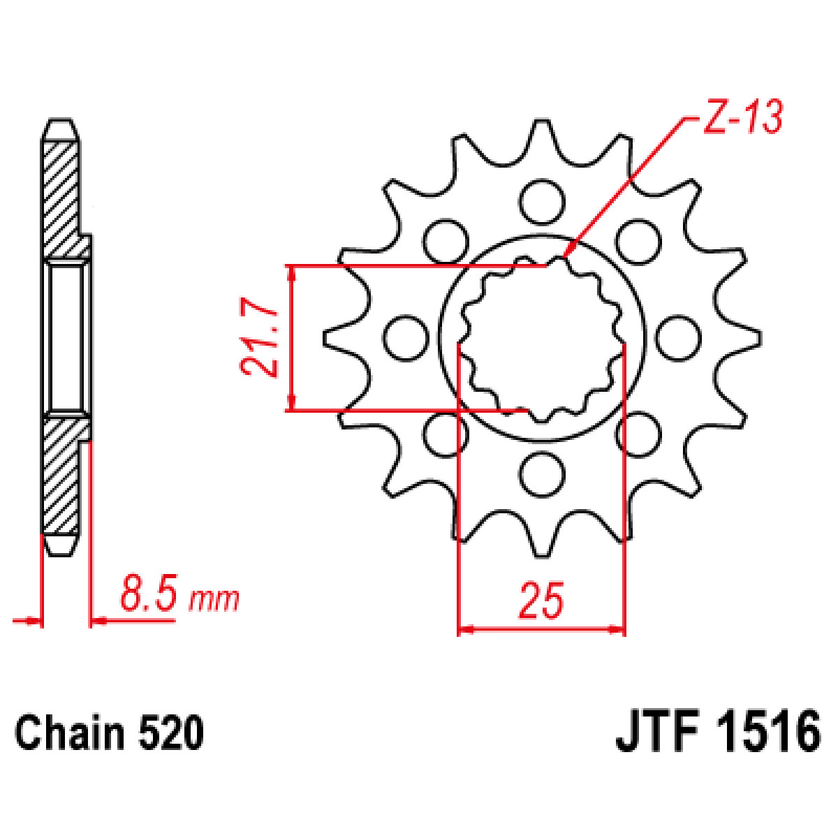 Piñon JT 14T 520