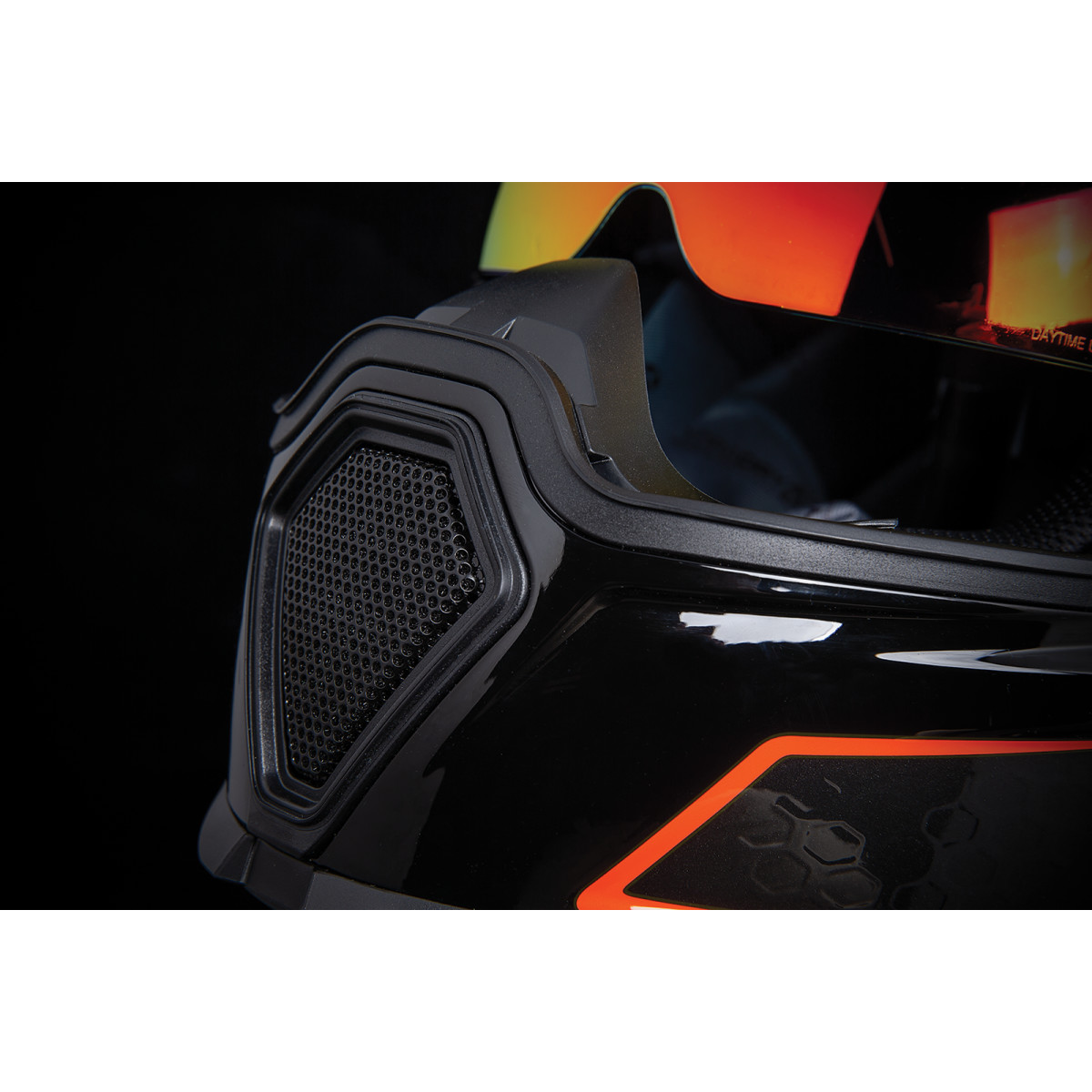 ICON Airflite CROSSLINK black/orange