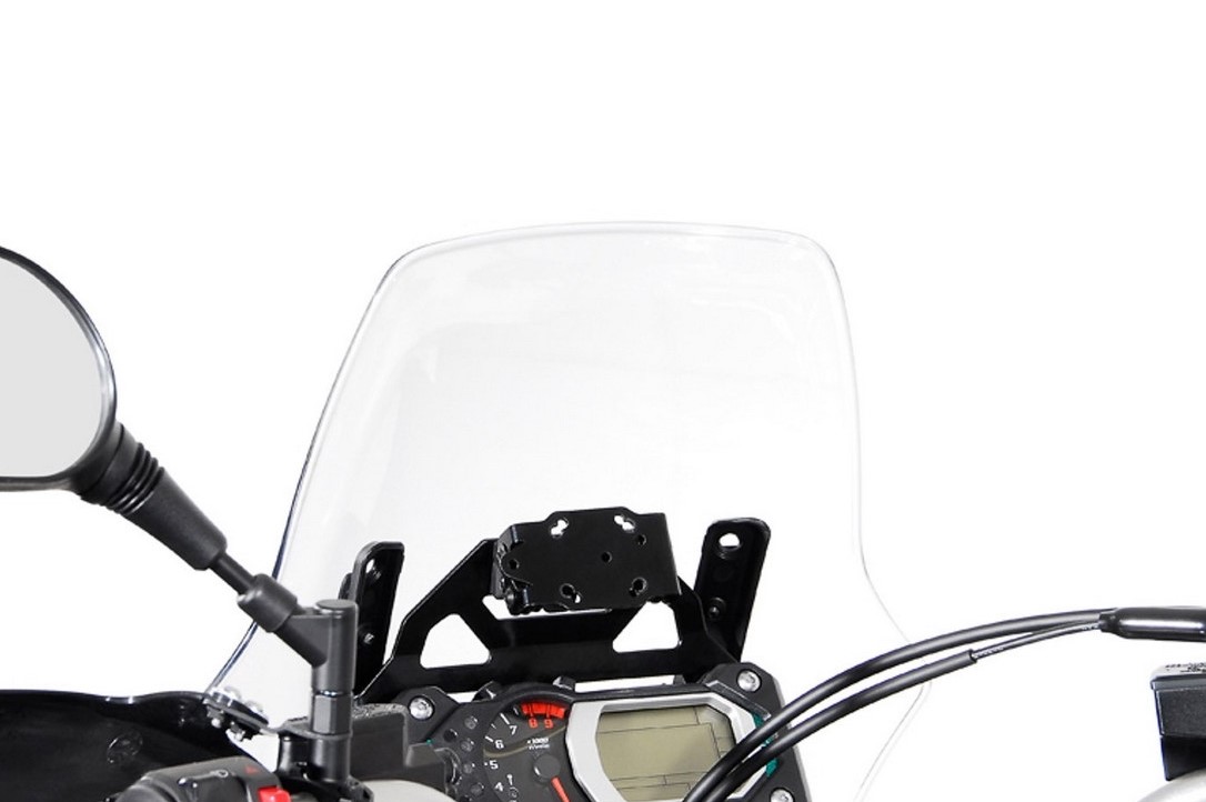 Soporte GPS Quick lock negro p/Yamaha amortig.