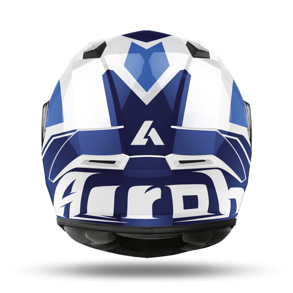 CASCO AIROH VALOR WINGS BLUE GLOSS