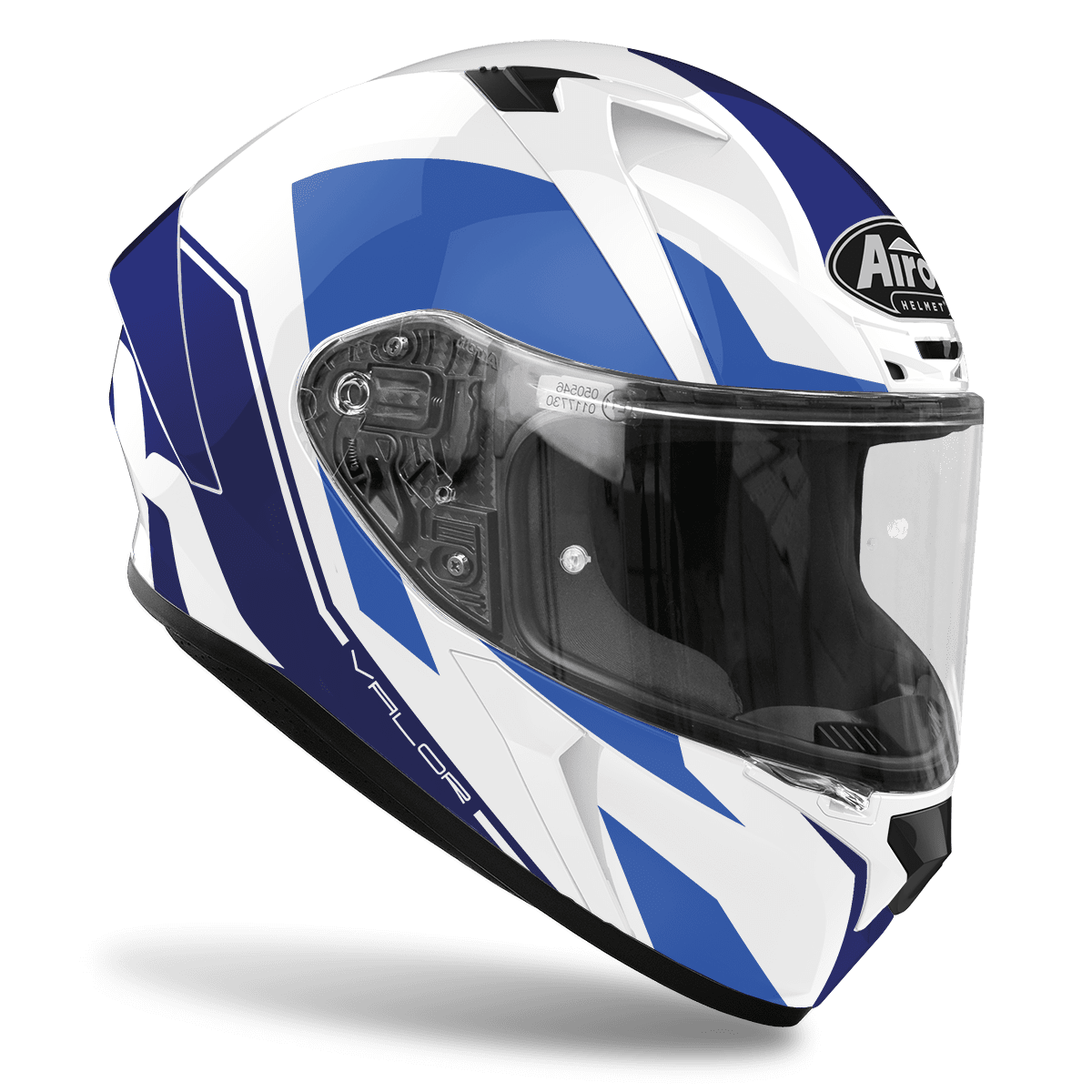 CASCO AIROH VALOR WINGS BLUE GLOSS