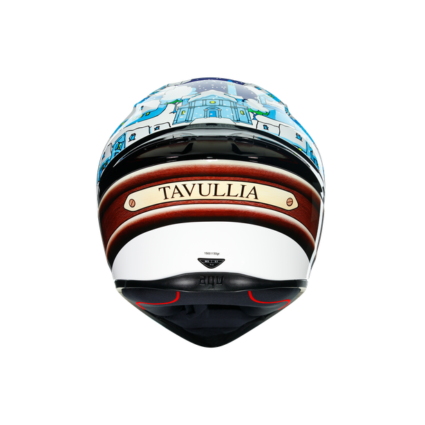 CASCO AGV K-1 TOP ROSSI WINTER TEST 2017