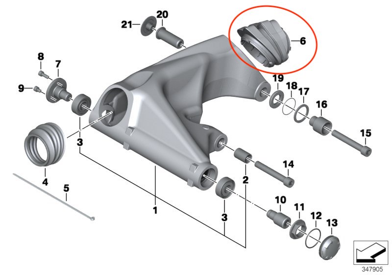 Fuelle de goma del cardan R1200