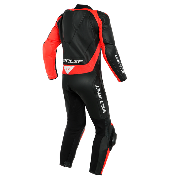 Traje DAINESE ASSEN 2 1pc. perforado black/black/fluo red