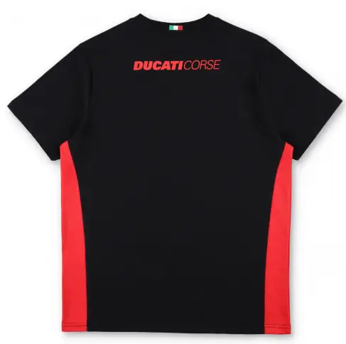 CAMISETA DUCATI RED MESH INSERT black