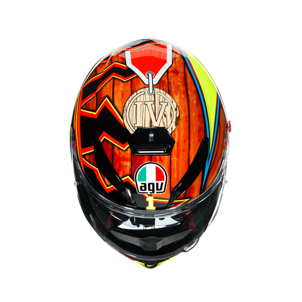 CASCO AGV K-3 SV TOP ROSSI MUGELLO 2004