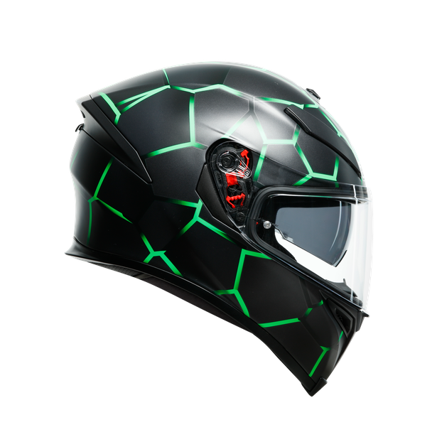 CASCO AGV K-5 S MULTI VULCANUM GREEN