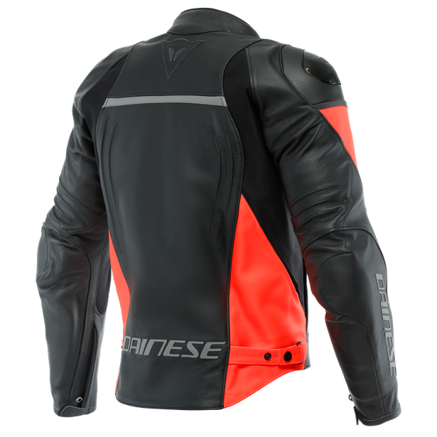 CHAQUETA DAINESE RACING 4 BLACK/FLUO-RED