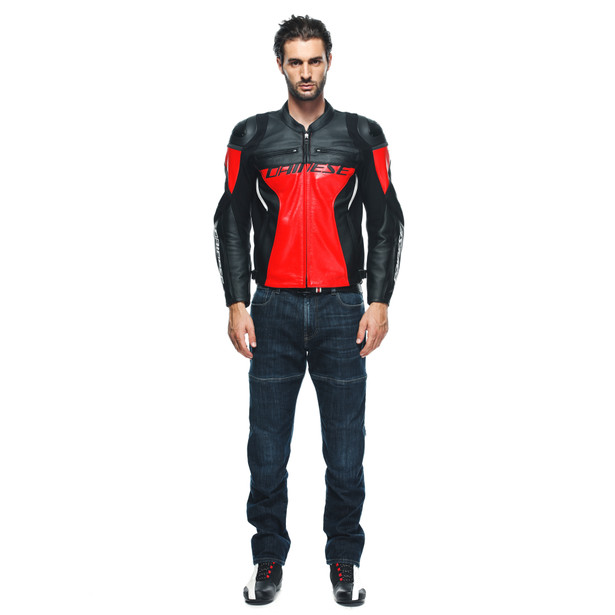 CHAQUETA DAINESE RACING 4 LAVA RED/BLACK