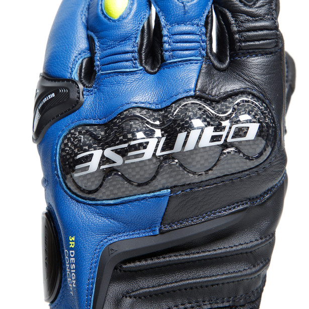 GUANTES DAINESE CARBON 4 SHORT racing blue/black/fluo yellow