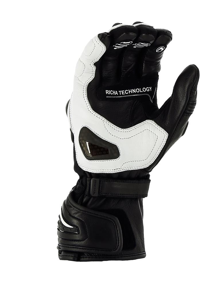 GUANTES RICHA  WARRIOR EVO black/white