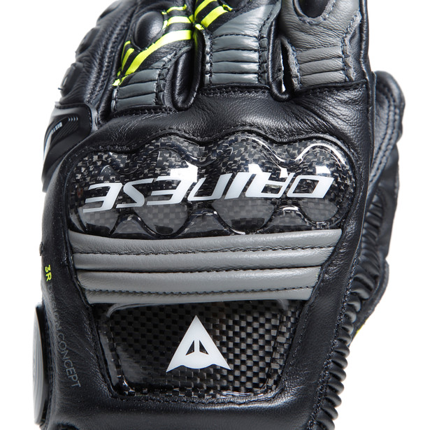 GUANTES DAINESE DRUID 4 Black/Charcoal-Gray/Fluo-Yellow