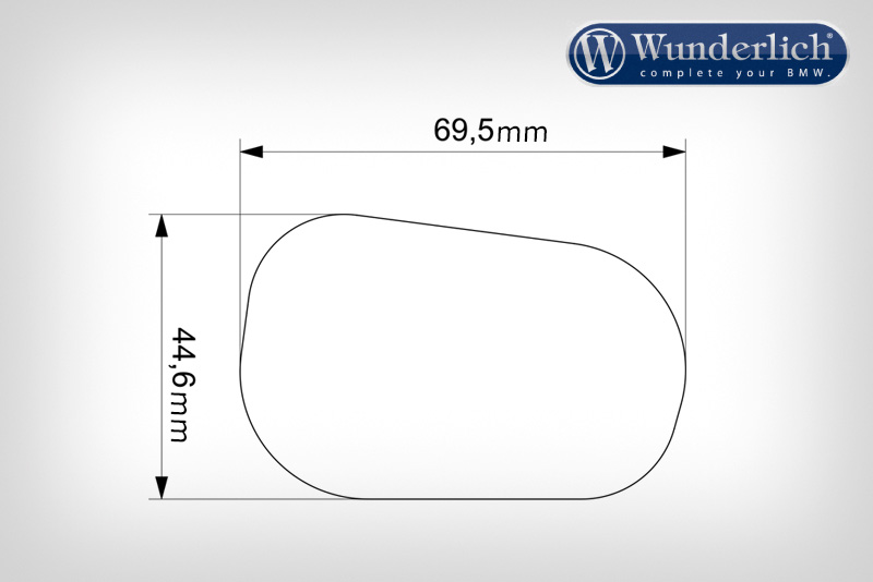 BASE PATA DE CABRA WUNDELICH BMW R1200/1250 GS LC RALLY SPORT (+20MM)