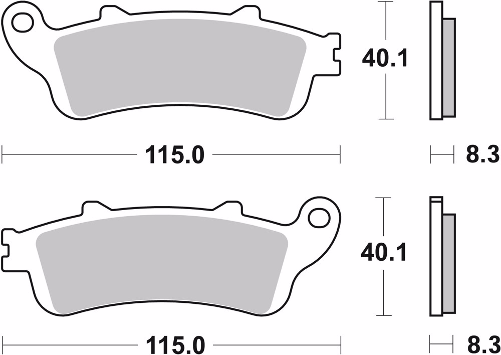 PASTILLAS BREMBO 07HO42SA