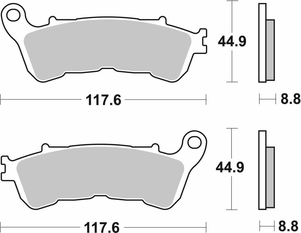 PASTILLAS BREMBO 07HO57SA