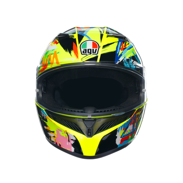 CASCO AGV K-3 E2206 ROSSI WINTER TEST 2019