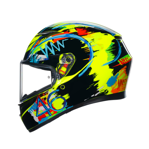 CASCO AGV K-3 E2206 ROSSI WINTER TEST 2019