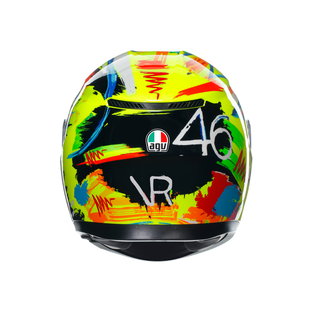 CASCO AGV K-3 E2206 ROSSI WINTER TEST 2019