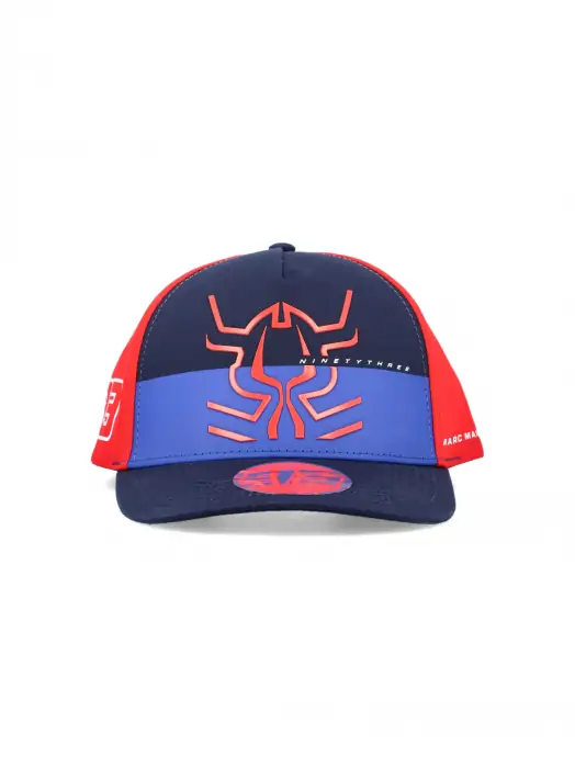 GORRA MARQUEZ mid visor azul/rojo