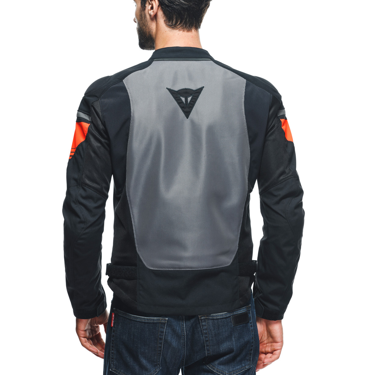 CHAQUETA DAINESE AIR FAST Black/Gray/flúo red