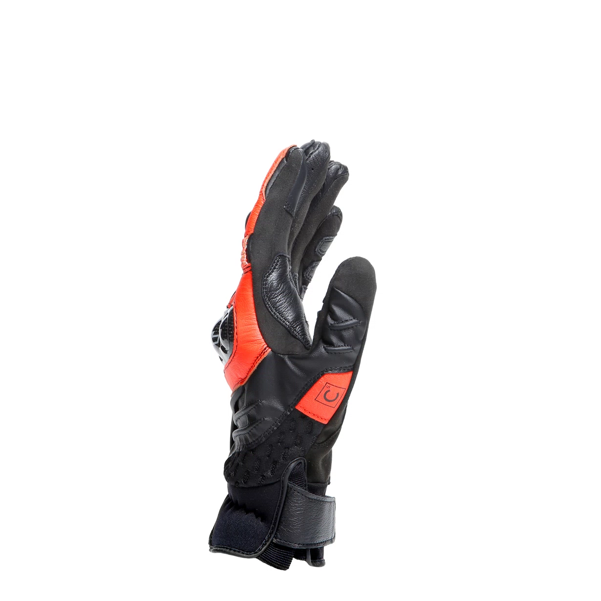 GUANTES DAINESE CARBON 4 SHORT black/fluo red