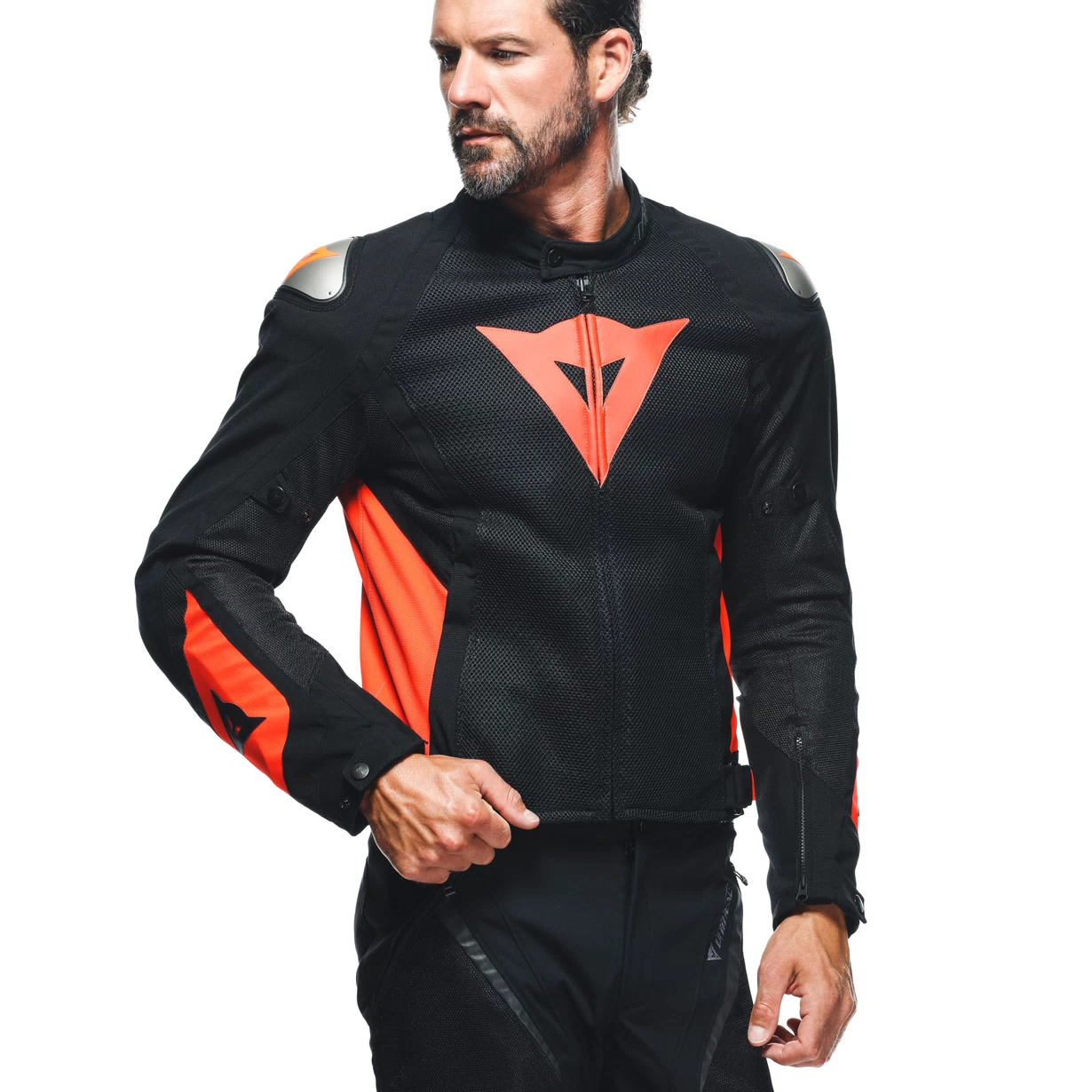 CHAQUETA DAINESE ENERGYCA AIR black/fluo-red