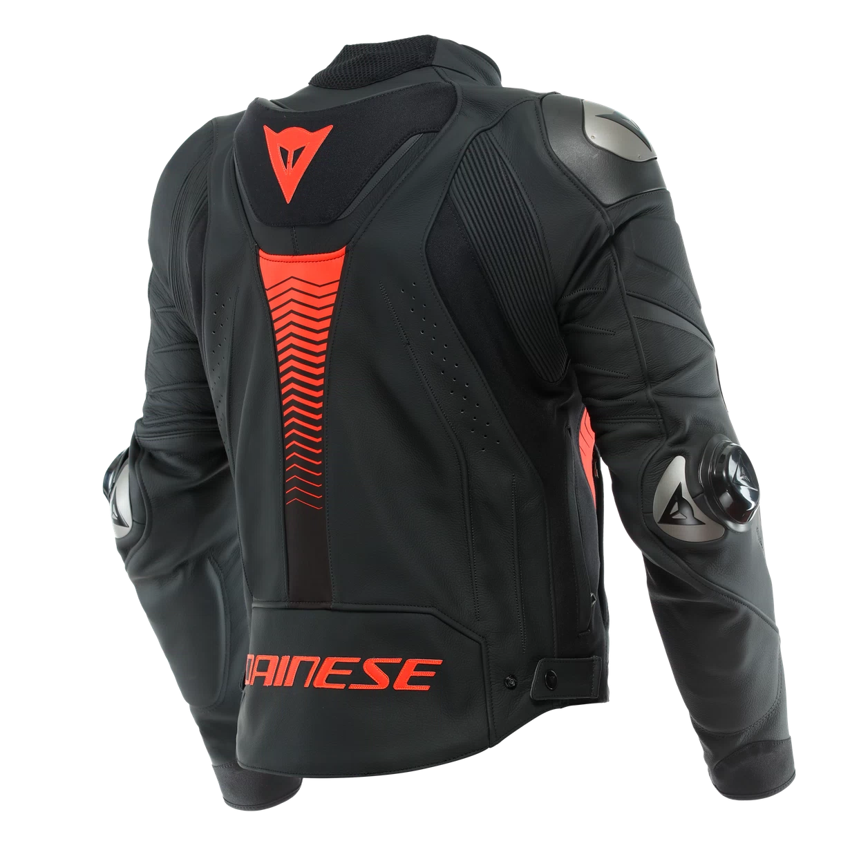 CHAQUETA DAINESE SUPER SPEED 4 black matt/fluo-red