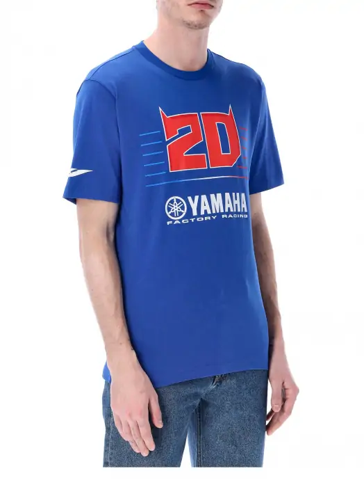 CAMISETA QUARTARARO YAMAHA DUAL blue