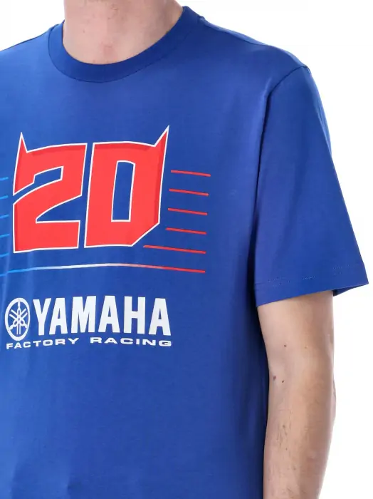 CAMISETA QUARTARARO YAMAHA DUAL blue