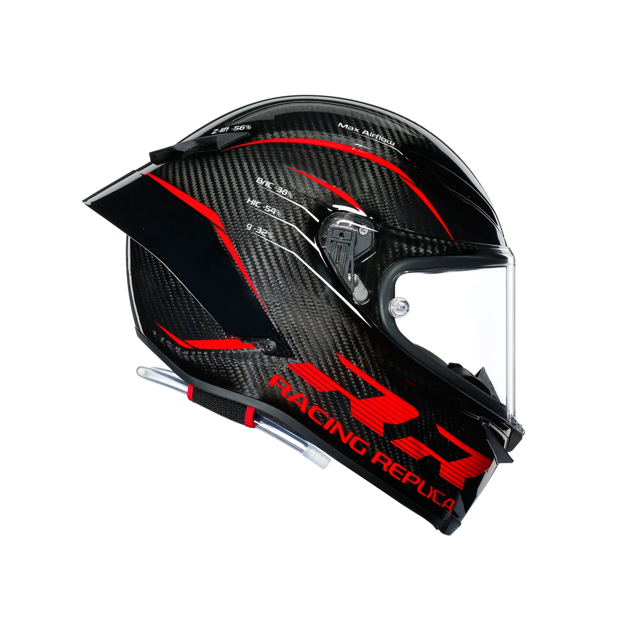 CASCO AGV PISTA GP RR E2206 DOT Performance carbon/red