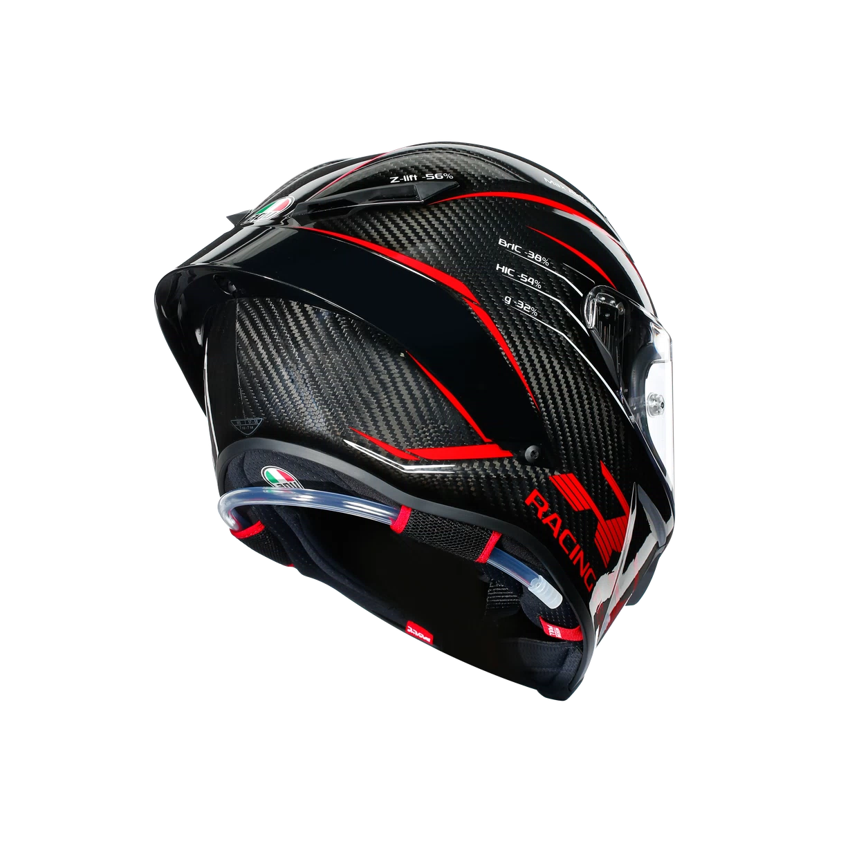 CASCO AGV PISTA GP RR E2206 DOT Performance carbon/red