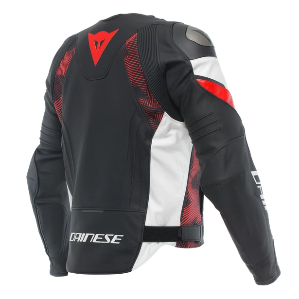 CHAQUETA DAINESE AVRO 5 black/red-lava/white