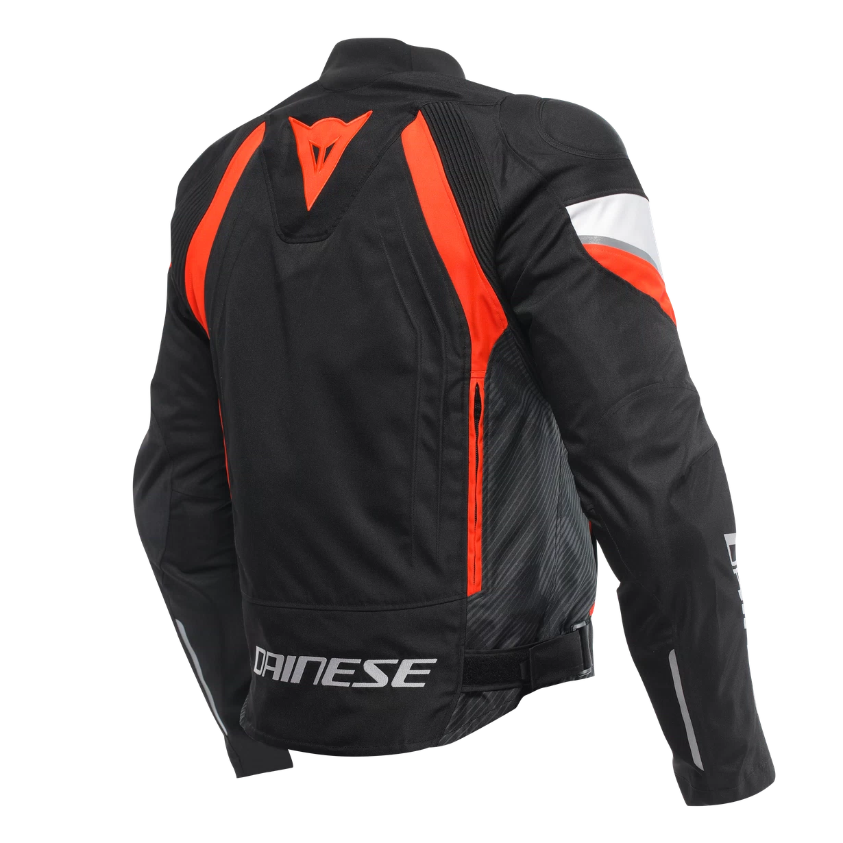 CHAQUETA AVRO 5 tex black/red fluo/white