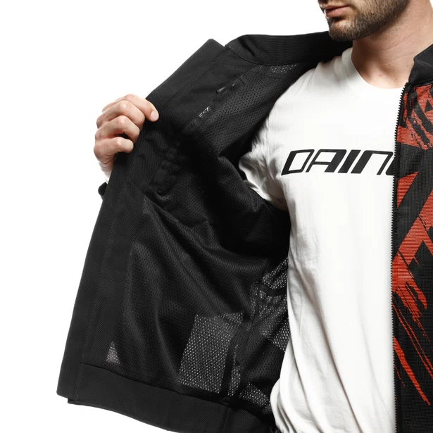 CHAQUETA DAINESE HEROSPHERE AIR tex black/red