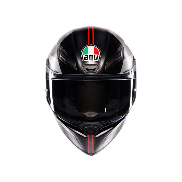 CASCO AGV K-1 S E2206 Lap Matt black/grey/red