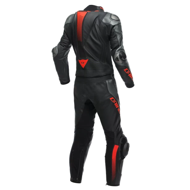 TRAJE DAINESE LAGUNA SECA 5 2 Pzs. black/anthracite/flúo red